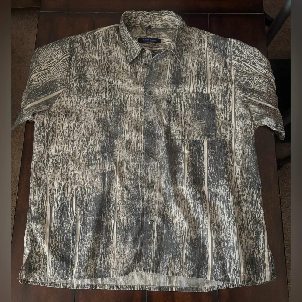 King’s Road Men's Camo Shirt XL (43/44) - Picture 4 of 8
